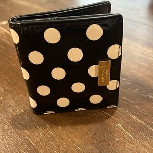 COPY - Kate Spade patent polka dot wallet